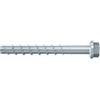 Fischer Viti per Calcestruzzo UltraCut FBS II 10x80 25/15/- US Testa Esagonale Flangiata, Fissaggio e Rinforzo Solai in Cemento, Riultilizzabili, per Zona Sismica C1 e C2, Zincato, 50 pz