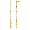 LUXURY MILANO Orecchini dream in argento con pietre rosa