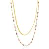 LUXURY MILANO Collana dream in argento con pietre colorate