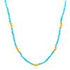 LUXURY MILANO Collana dream in argento 925 e pietre azzurre