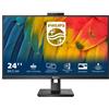 Philips MON 23.8 IPS HDMI DP USB USB LAN MM PHILIPS 24B1U5301H WEBCAM PIVOT REG