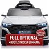 Auto Macchina Elettrica per Bambini 12V Audi SQ8 e-tron Sedile Pelle con Telecom