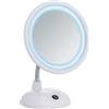 Specchio Trucco Ingranditore 3x con Luce LED Wenko Style