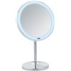 Specchio Cosmetico Ingranditore 5x con Luce LED Onno Bianco
