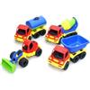 ADRIATIC SRL Set camioncini mix, 6 ruspe, 5 ribaltabili, 2 betoniere, 2 cisterne, plastica resistente, assortiti