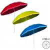 BIACCHI ETTORE SRL VERDELOOK Ombrellone da Spiaggia Ø 180 cm Nylon con Palo in Metallo Verniciato