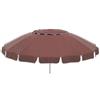 SAL. MAR. S.R.L. Ombrellone Professional 200 cm, alluminio, palo Ø32 mm, 8 stecche fibra vetro 5 mm, Allustar Salmar