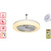 JOHNSON ELETTRODOMESTICI SRL Ventilatore da soffitto Astro con LED - Diametro 26 cm
