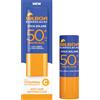 Bilboa Stick Solare SPF 50+ con Vitamina C, ideale per le zone sensibili come labbra, tatuaggi, nei e cicatrici, 12ml