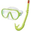 INTEX DEVELOPMENT COMPANY LTD Set maschera e boccaglio Adventurer bambini 8+, lenti policarbonato, latex free, colori assortiti