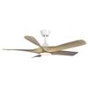 DCG S.R.L. DCG ELTRONIC Ventilatore da soffitto, 5 pale legno, 72W, con lampada, timer, telecomando