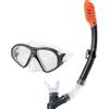INTEX DEVELOPMENT COMPANY LTD Set maschera e boccaglio Intex Reef Rider, chiusura antiacqua, lattice free, snorkeling, mare, età 14+, sicurezza