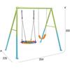 INTEX DEVELOPMENT COMPANY LTD Altalena Intex con Seggiolino e Dondolo Nido | Sicura e Resistente per Bambini 3-10 Anni