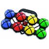 ADRIATIC SRL CONFEZIONE DA 8 BOCCE PLASTICA COLORATE D 8 CM