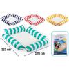 PARTENOPE DISTRIBUZIONE SRL Materassino con Rete, 120x123 cm, Colori Assortiti, Galleggiante Mare Piscina