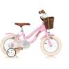 DINO BIKES SPA Dino Bikes Bicicletta Bambina Aurelia Retrò Rosa con Cestino e Stabilizzatori