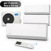 Midea Breezeless E Trial Split 7,9 kW per 2 stanze fino a 17 mq e 1 fino a 23 mq 2 x 9.000 + 1 x 12.000 BTU