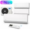 Midea Breezeless E Trial Split 7,9 kW per 1 stanza fino a 17 mq e 2 fino a 23 mq 1 x 9.000 + 2 x 12.000 BTU
