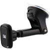 T'nB Supporto Magnetico per Smartphone da Auto Sora, 6 Magneti Potenti - Braccio Regolabile - Rotazione 360° - Ventosa 2 in 1 - Finitura Carbonio - Nero