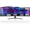 Gawfolk Monitor Curvo 44.5 UltraWide Gaming Monitor DQHD 5120x1440, 200Hz,1500R, FreeSync, VA, 2x DP 1.4, 2x HDMI 2.1, PBP/PIP