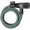 AXA Resolute 8-120 - Lucchetto per cavi, lunghezza 120 cm, livello di sicurezza 3, supporto incluso, verde militare