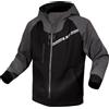 Ls2 Textil LS2 Felpa con zip da moto Throttle, nero/grigio scuro, M