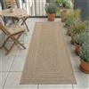 Carpetsale24 Tappeto da Esterno Impermeabile e Resistente ai Raggi UV Ideale per Cucina Balcone Terrazza Giardino Soggiorno, Dimensioni: 80x250 cm