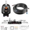 VEVOR Kit di Sterzo Idraulico per Motori Potenza max. 220kW (300 CV) Sistema di Sterzo Idraulico per Barche, con Pompa del Timone da 1000 PSI Corsa 200 mm Capacità del Cilindro 142mL, Barca, Fuoribordo