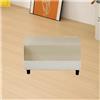 ILiemao Copri Ottomano Rettangolare/Quadrato 30 x 40/45x55/60x70/100x120 cm Copri Pouf Elasticizzato Copri Sgabello Rettangolare/Quadrato(G18,93-108 cm/37-43 in)
