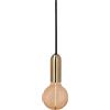 OSRAM Vintage 1906® Pendulum ROUND E27, oro, max. 25W (LED 15W), attacco E27, portalampada a sospensione per interni, rosone tondo, abbinabile a lampade 1906 Vintage o smart