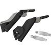 SOTECH Kesseböhmer Cerniera a Ribalta a forcella FREEspace tipo E Antracite per Altezza mobile 225-650 mm (peso ribalta da 3,2 a 13,4 kg) supporto per ribalta