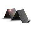 FlexSolar 120W Caricatore portatile per pannelli solari QC3.0 18W USB-A PD3.0 60W USB-C DC Anderson Uscite Pieghevole IP65 Alimentazione Campeggio di emergenza per power bank Generatori di stazioni