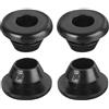 QUARKZMAN 20pz Occhielli Gomma 8mm Diametro Montaggio, per Tappi per Fori Gomma ID 6mm Occhielli Gomma per Cablaggio per Protezione Firewall Cavo Filo, Nero