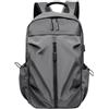 Generico Zaino Scolastico Impermeabile di Colore puro Borsa Scolastica in Tessuto Oxford Zaino da Viaggio Casual da Lavoro Nero Zaino da Viaggio per Studenti Borsa per Computer da Uomo (grigio)