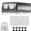 FormiPow Tenda parasole per lunotto per Renault Trafic 2001-2026, parasole riflettente a 5 strati, anti-UV/antigelo/antighiaccio/antipolvere, fissaggio con ventose per Trafic 2001-2026 (2PZ)