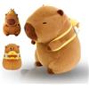 ZexJpr Capybara - Peluche Capybara, 25 cm, morbido giocattolo per bambini a partire dai 3 anni, compleanno, Natale o San Valentino