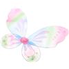 Alaurbeauty Costumi per Bambini e Adulti, Ali di Fata per Ragazze, Ali di Farfalla, Costume da Fata con Scintillanti Ali, Outfit da Cosplay per Feste (Multi-colore rosa, 47cm*57cm)
