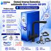 Osmosi Inversa Diretta Blue 300GPD rubinetto a 4 vie nero