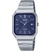 Casio Enticer MTP - Orologio analogico da uomo, marrone chiaro::blu