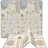 Chicco Tappeto Gioco Bambini 2in1, Extra Large 200x180 cm, Spessore 1.3 cm, Extra Soffice, Double Face, con Animali e Forme, Tappeto Gioco Neonato, Giochi Neonato, Morbido e Pieghevole, 0+ Mesi