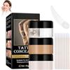 Eazerom Crema Correttore per Tatuaggi,2 Pezzi Correttore per Tatuaggi,Concealer Impermeabile per Cicatrici, Professsionale Copertura Completa, Trucco Corpo Voglia Cicatrice Macchie Copertura Crema