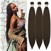 Gozill Colore pre allungato 4# dei capelli di Brown scuro dell'intrecciatura per le trecce senza nodi