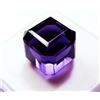 harshj_0 Violetto Topazio Brasiliano Cubo Tra 40 A 50 KT Certificato Loose Gemma H19