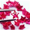 3 MM Circa Naturale Rosso Rubino Taglio Stella 20 Pezzi Lotto Loose Gemma