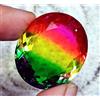 harshj_0 Watermelon Tourmaline Taglio Ovale 80.85+ Ct Gemma Sfusa Certificata GGL