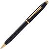 Cross, penna a sfera Century II Penna roller Black Lacquer with 23CT Gold