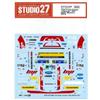STUDIO27 1/24 Ford Fiesta "Jipocar"#21 Rally Mexico '14 per Belkits DC1085 De...