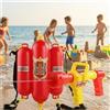 Zaino Pompiere Acqua Spiaggia Kit Vigile Fuoco Facile da Indossare