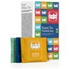 Kusmi Tea - Cofanetto Regalo per Uomini e Donne - Confezione Regalo Tisane e Infusi Biologici - Tè all'Ibisco, Tè alla Camomilla, Rooibos, Tisane Fredde - 24 Bustine in 8 Diverse Varietà
