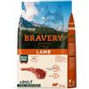 Petnutrizione Bravery Crocchette Agnello Cane Adulto Medium/Large 12 Kg - Monoproteico, Ipoallergenico, Grain Free e Gluten Free - Alimento Completo Super Premium 100% Naturale con Zip Salvafreschezza
